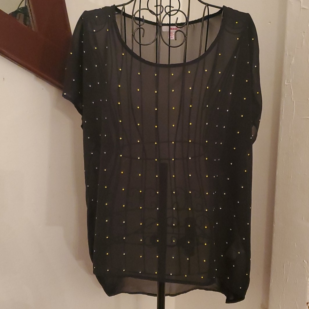 Bongo sheer with neon green accents Large